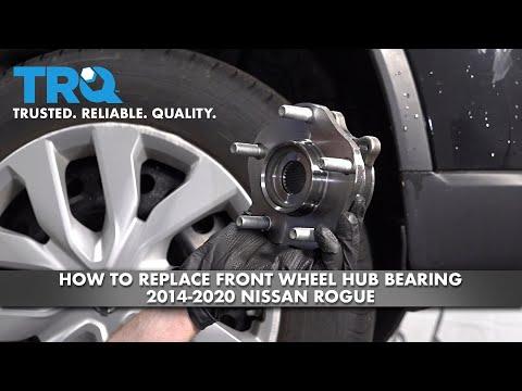 How to Replace the Front Wheel Hub Bearing on a 2014 Nissan Rogue