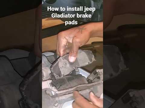 How to install jeep gladiator brake pads - JT and JL