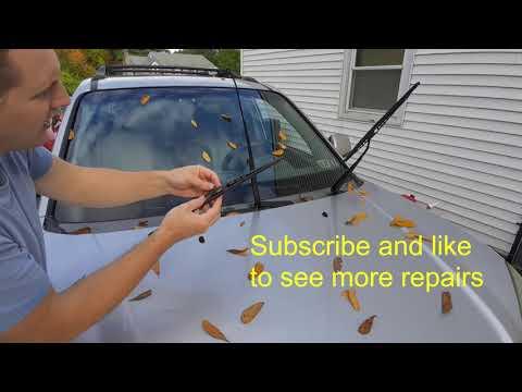 How to Replace Front Windshield Wipers on a 2013 Hyundai Tucson