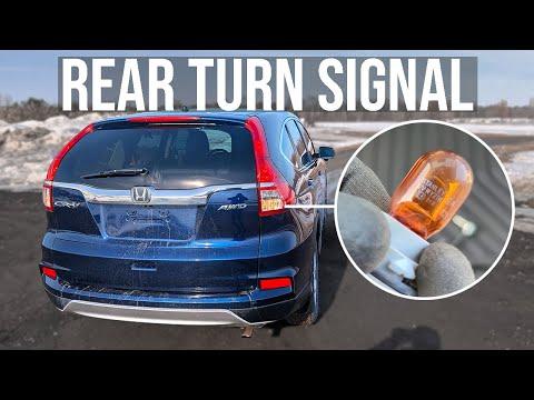 How to Replace the Rear Turn Signal Bulb on a 2013 Honda CR-V