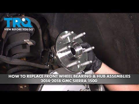 How to Replace Front Bearing & Hub Assemblies 2014-2018 GMC Sierra 1500