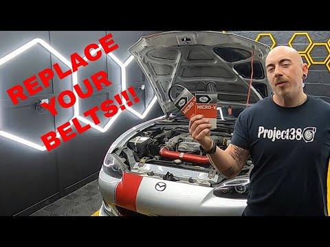 MX5 MIATA AUXILIARY BELT REPLACEMENT : MX5 Miata HOW TO