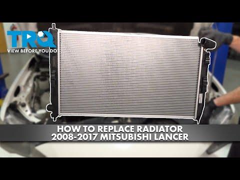 How to Replace Radiator 2008-2017 Mitsubishi Lancer 2.4L L4