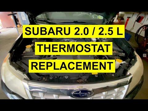 Thermostat Replacement On Subaru Forester, Impreza, Outback, Crosstrek, Legacy 2.0 &amp; 2.5L  2005 &amp; Up