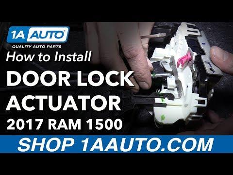 How to Remove Rear Door Lock Actuator 09-18 Ram 1500