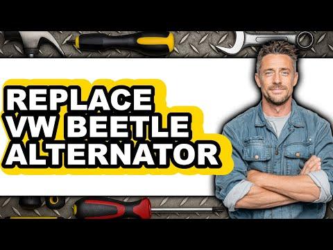 How to Replace VW Beetle Alternator (Only Way)