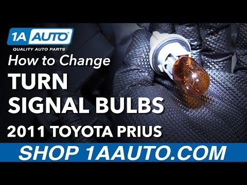 How to Change Turn Signal Bulbs 10-15 Toyota Prius
