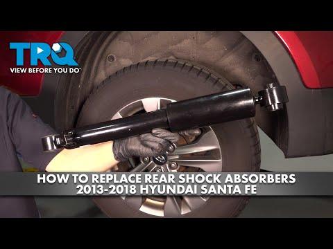 How to Replace Rear Shock Absorbers 2013-2018 Hyundai Santa Fe