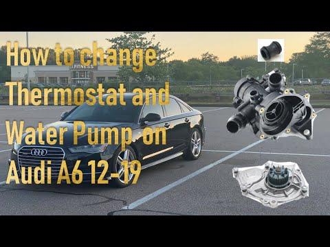 How to Replace the Thermostat/Water Pump Module on a 2016 Audi A6