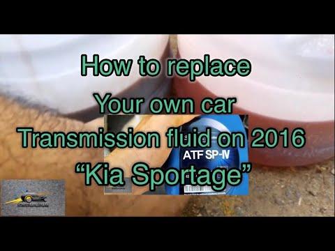 How to replace transmission fluid on 2016 Kia Sportage ( complete guide)