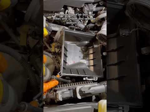 How to replace a starter on a Toyota Highlander.