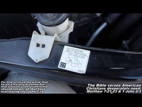 Serpentine or Drive Belt Remove & Replace "How to" Toyota Sequoia