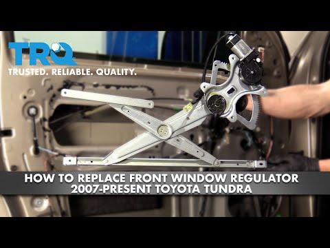How to Replace Front Window Regulator 2007-Present Toyota Tundra