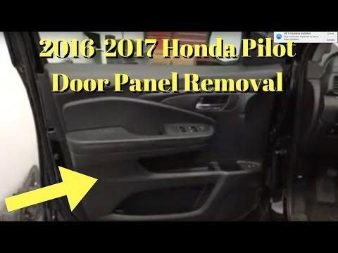 2016 2017 2018 Honda Pilot --- Door Panel Removal Replace Install How to Remove