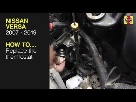 How to Replace the Thermostat on a 2016 Nissan Versa