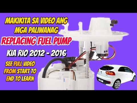 Changing Fuel Pump Assembly Kia Rio Hatchback 2016