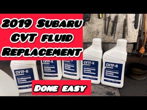 2019 Subaru Forrester CVT fluid replacement ￼
