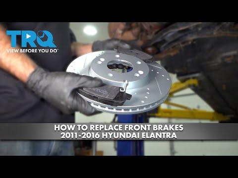 How to Replace Front Brakes 2011-2016 Hyundai Elantra