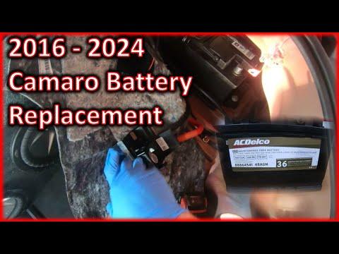 2016-2024 Camaro Battery Replacement Removal & Installation