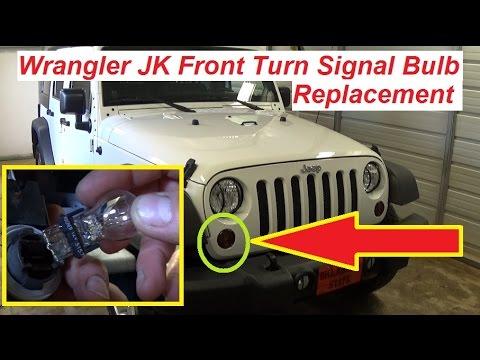 How to Replace Front Turn Signal Bulbs on a 2007-2013 Jeep Wrangler (Trim: Sahara | Body: Sport Utility)