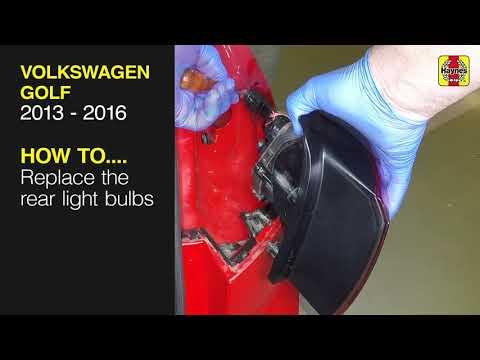 How to Replace Both Taillight Bulbs on a 2016 Volkswagen Golf