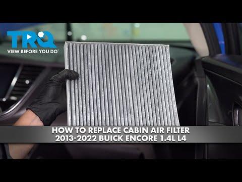 How to Replace the Cabin Air Filter on a 2016 Buick Encore (Glove Box Method)