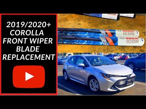 How To Replace the Front Wipers On a 2019/2020+ Toyota Corolla