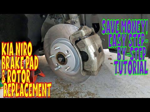 Kia Niro, How to Replace Front Brake Pads & Rotors (2019-2022) | DIY Step-by-Step & Torque Specs
