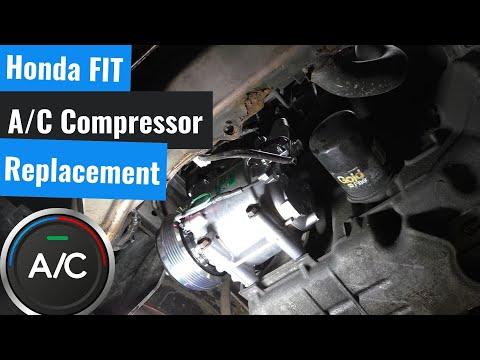How to Replace the A/C Compressor on a 2018 Honda Fit (Evacuate, Install, Recharge)