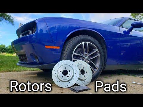 How to Replace Front Brake Pads and Rotors on a 2018 Dodge Challenger