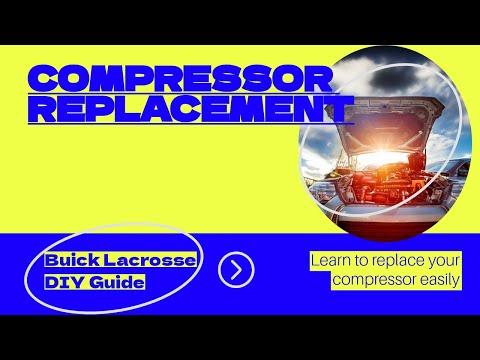 How to Replace the A/C Compressor on a 2016 Buick LaCrosse (R-134a System)