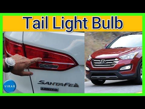 How to Replace Both Taillight Bulbs on a 2016 Hyundai Santa Fe (Left & Right)