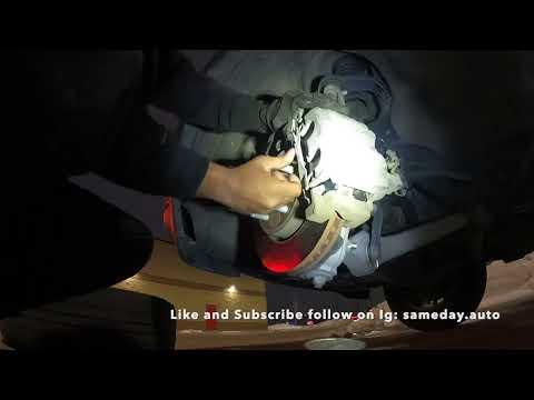 2018 Jeep Cherokee front brake pads removal and install