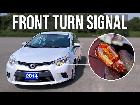 How to Replace Front Turn Signal Bulb - Toyota Corolla (2014-2016)