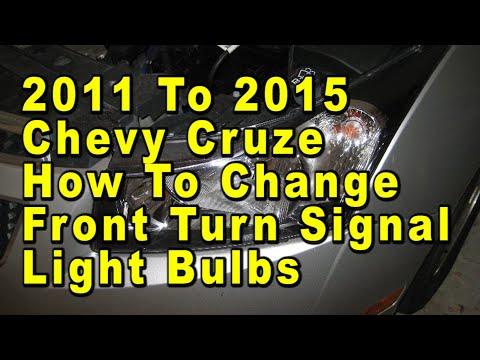 How to Replace Front Turn Signal Bulbs on a 2015 Chevrolet Cruze (7440A/7440NA)