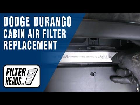 How to Replace Cabin Air Filter 2016 Dodge Durango | AQ1189