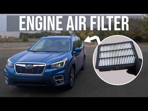 How to Replace Engine Air Filter - Subaru Forester (2019-2025)
