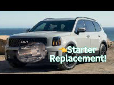 How to Replace the Starter Motor on a 2021 Kia Telluride (Step-by-Step Guide)