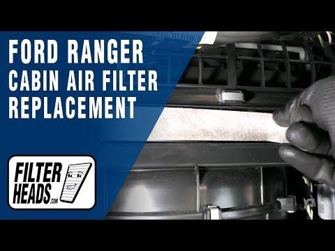 How to Replace the Cabin Air Filter on a 2019-2026 Ford Ranger (Trim: XL | Engine: Inline 4 2.3L)