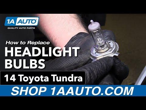 How to Replace Headlight Bulbs14-19 Toyota Tundra