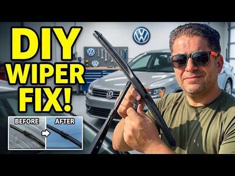 How to Replace Front Windshield Wiper Blades on a 2018 Volkswagen Passat
