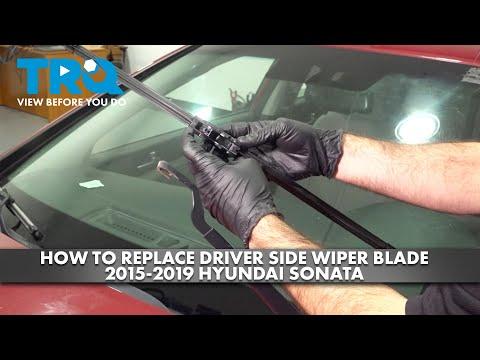 How to Replace Front Windshield Wiper Blades on a 2018 Hyundai Sonata