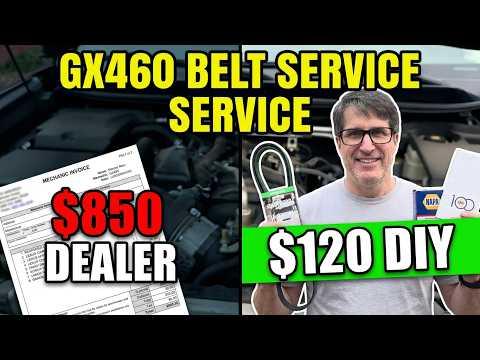 Complete Serpentine Belt Overhaul on the GX460