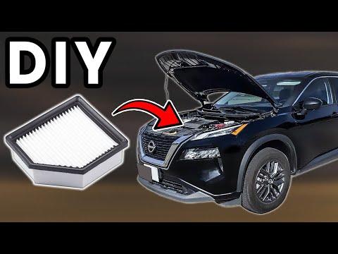 DIY 2021-2025 Nissan Rogue Air Filter Replacement | How To Replace Nissan Rogue Engine Air Filter