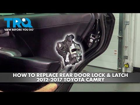 How to Replace Rear Door Lock Actuator & Integrated Latch 2012-2017 Toyota Camry