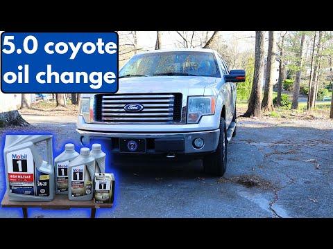 How to Change Oil and Filter on a 2011-2014 Ford F-150 5.0L V8 (Engine: V8 5.0L)