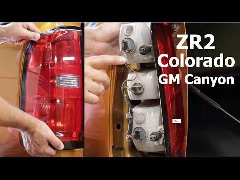 How to Replace Rear Turn Signal Bulbs on a 2016 GMC Canyon (Tail Lamp Removal)
