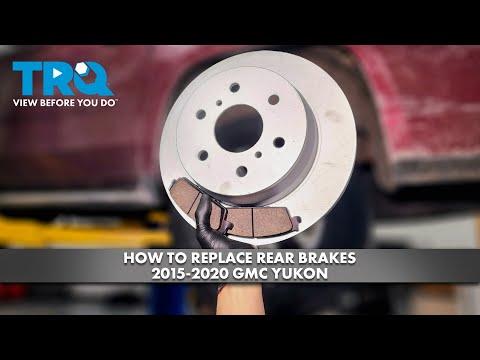 How to Replace Rear Brakes 2015-2020 GMC Yukon