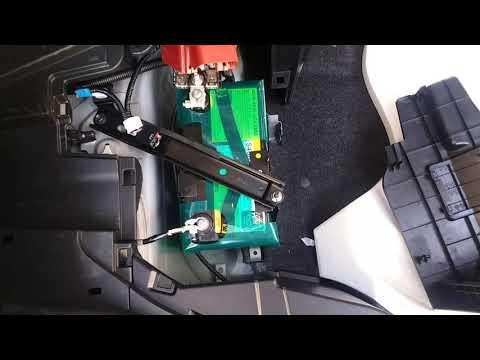 Accessing the 2017 Rav4 Hybrid 12 volt battery