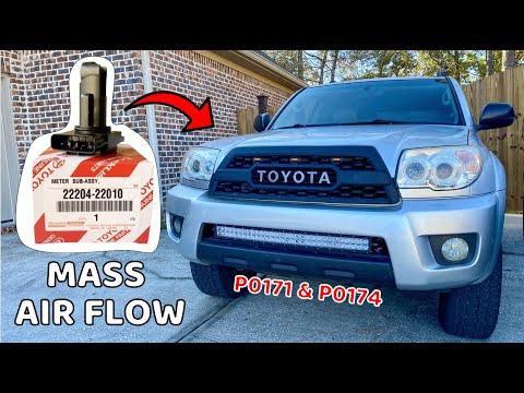 Toyota 4Runner Mass Airflow Sensor (MAF) Replacement P0171 P0174